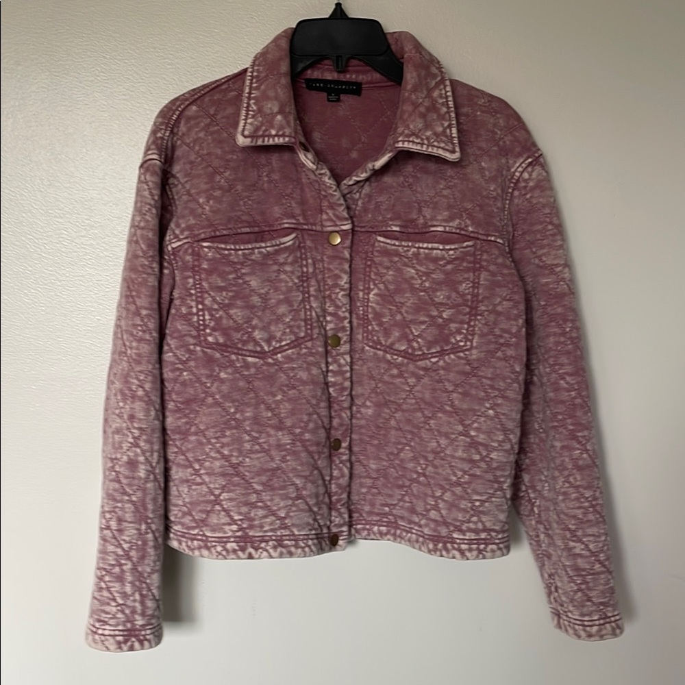 Jane & Delancey Pink Quilted Jacket Women’s Medium - Picture 3 of 7